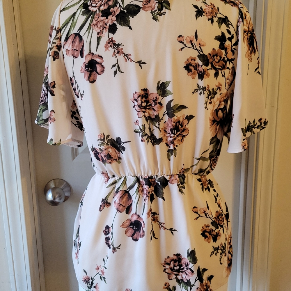 Blush Floral Top